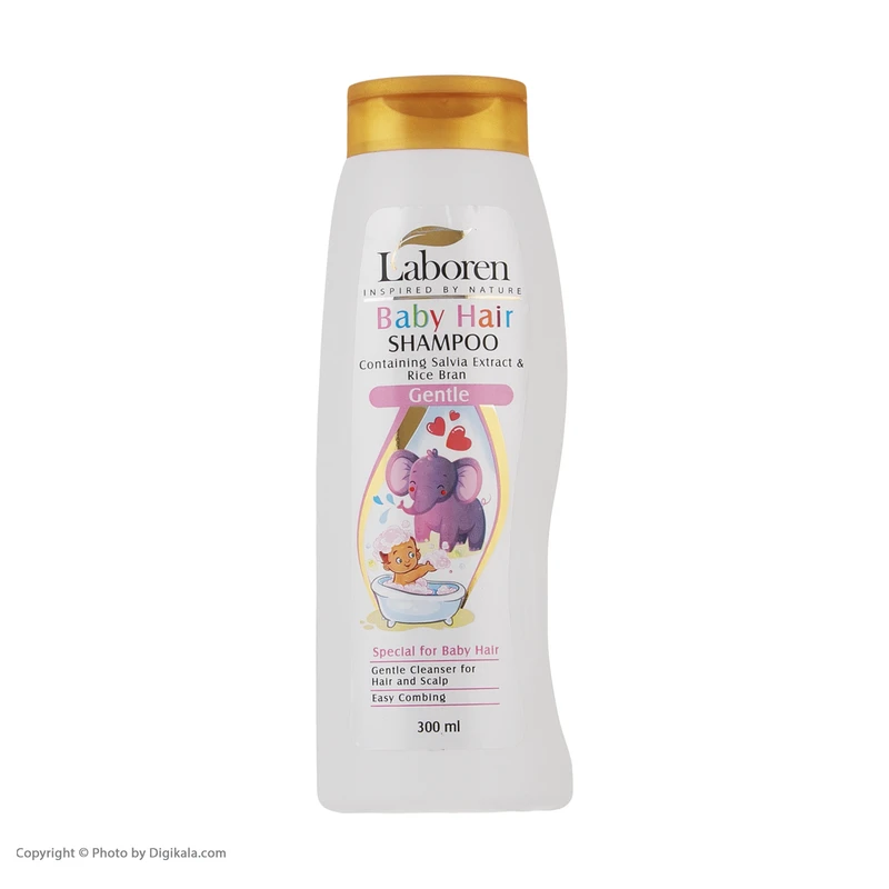 شامپو مو بچه لابورن مدل Gentle حجم 300 میلی لیتر 