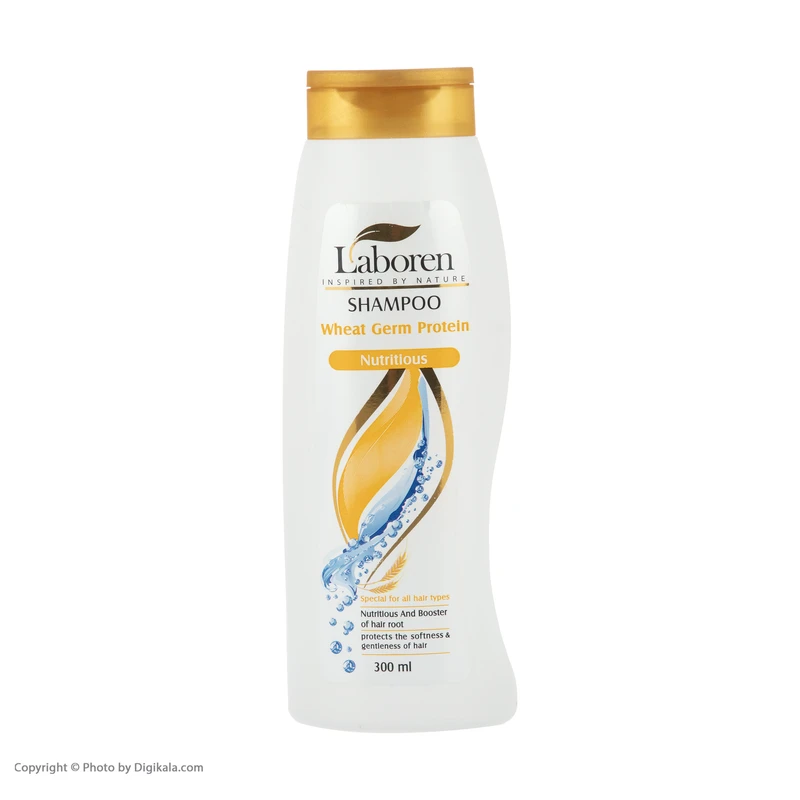 شامپو مو لابورن مدل Wheat Germ Protein حجم 300 میلی لیتر